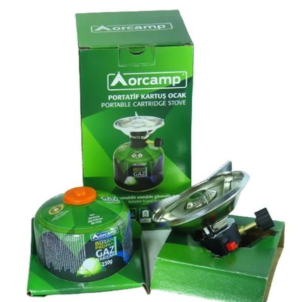 Orcamp Siboplu Çakmaklı ve Rüzgarlıklı Kamp Ocak 230 Gram Tüplü - Resim 2