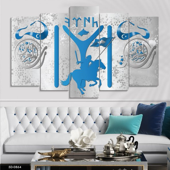 Kayı 5 Parça Mdf Tablo