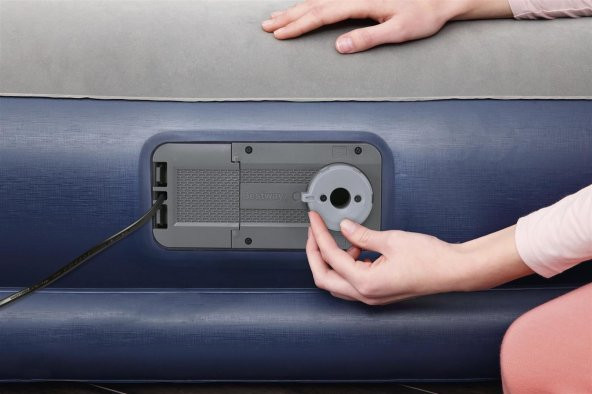 Bestway 67723 Tritech Queen Built Pompalı Tek Kişilik Şişme Yatak - 2