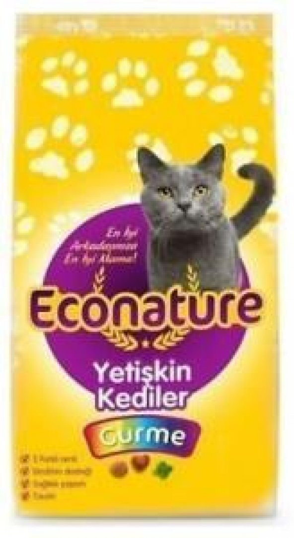 Econature Gurme Yetişkin Kedi Maması 1 Kg