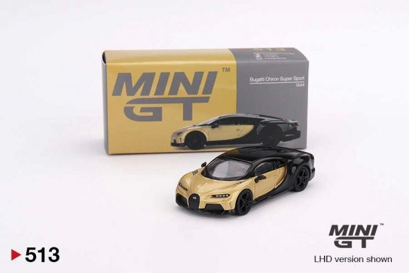 Mini GT Bugatti Chiron Super Sport Gold MGT00513