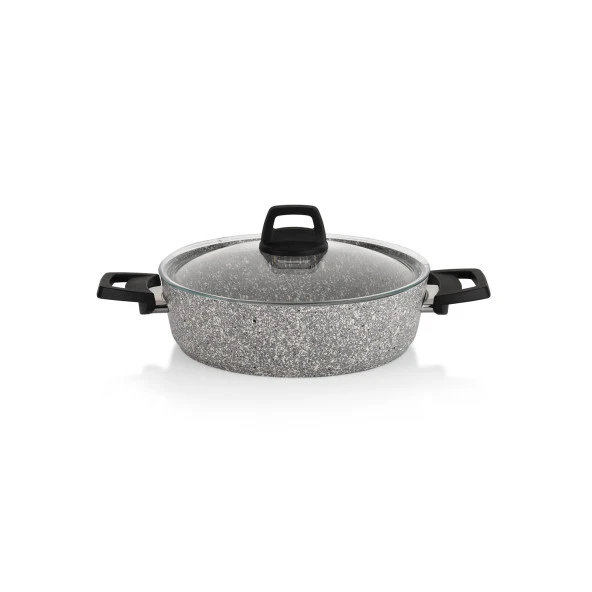 Schafer Dark Storm Tencere Seti 12 Parça-Gri - 3