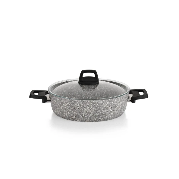 Schafer Dark Storm Tencere Seti 12 Parça-Gri - 4