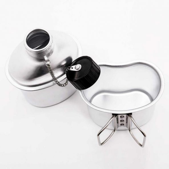 FreeCamp Goodman Alüminyum Kupalı Matara 1 Litre | Kamuflaj - 2