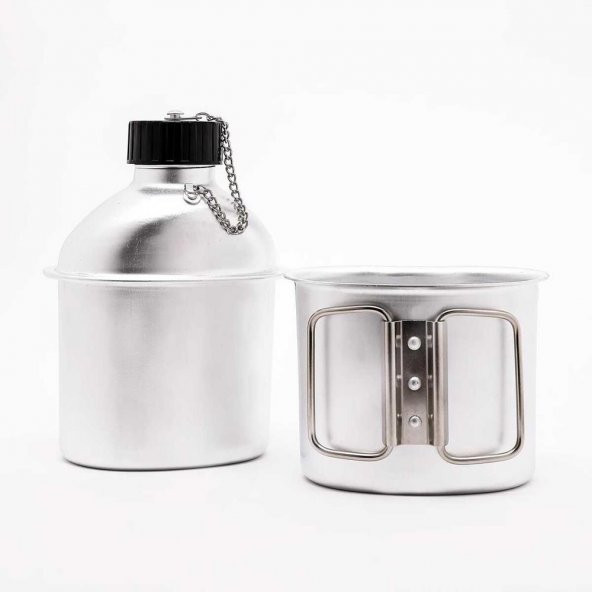 FreeCamp Goodman Alüminyum Kupalı Matara 1 Litre | Kamuflaj - 3