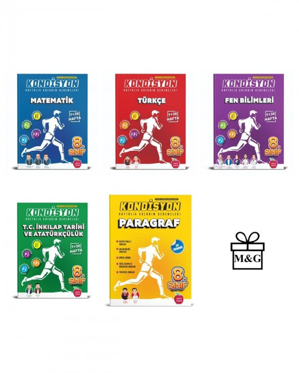8.Sınıf Kondisyon Matematik Türkçe Fen Bilimleri T.C. İnkılap Tarihi Ve Atatürkçülük Ve Paragraf Deneme