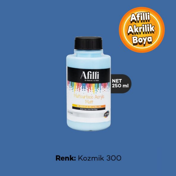 Afilli Kozmik 300 Su Bazlı Ev Bakım Ve Hobi Boyası 250 ML