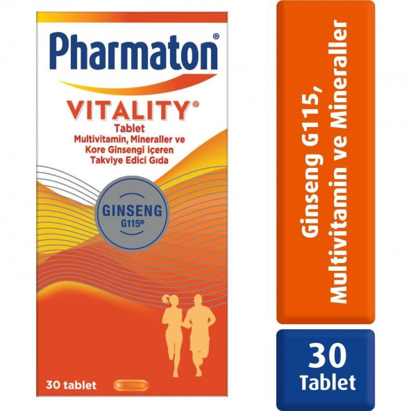 Pharmaton Vitality 30 Tablet 8683060010220