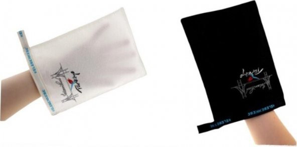 Kelebek Kese Siyah Ve Beyaz İstanbul Nakış İşlemeli Kese 2 Adet - Resim 2