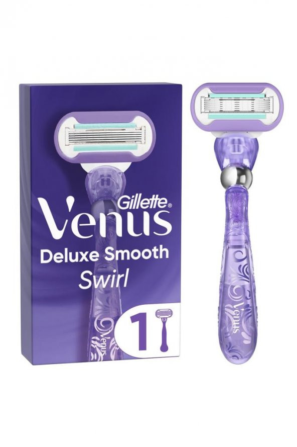 Gillette Venüs Swirl Tıraş Makinesi + 1 Yedek Başlık ürün görseli 1