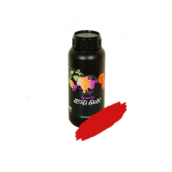 Ebru Ener Yeni Nesil Vernikli Genel Yüzey Boyası (Anka) Ebru Kırmızı 500 gr.
