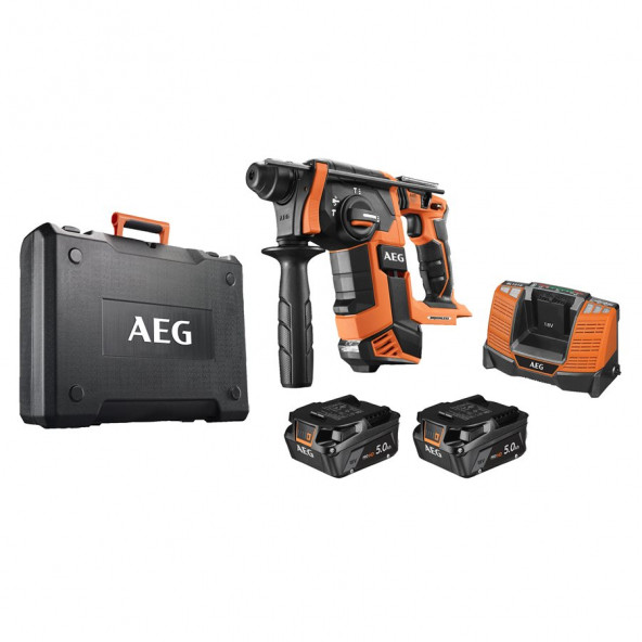 AEG BBH 18BL2-502C AKÜLÜ KÖMÜRSÜZ KIRICI DELİCİ 18V 5Ah ÇİFT AKÜ