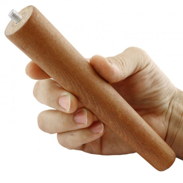 Ahşap Ayak Sehpa Masa Puf Tabure Ünite Koltuk Ayağı M8 Civatalı 20 cm Mobilya Ayakları - 6