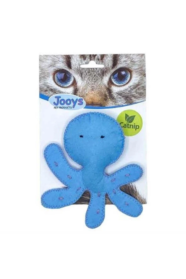Jooys Catnipli Ahtapot Kedi Oyuncağı