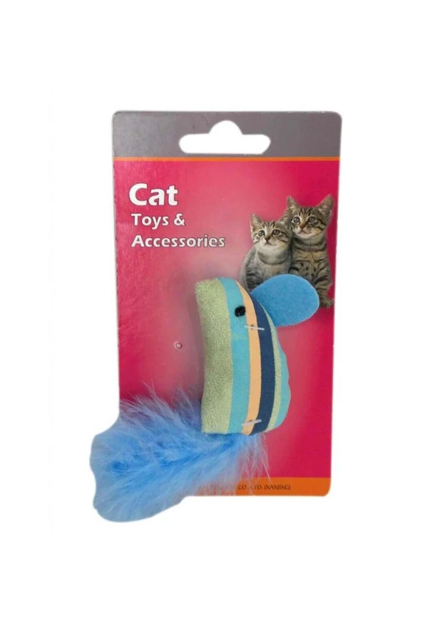 Eastland Hışırtili Tüylü Kedi Oyuncağı 13.5 Cm