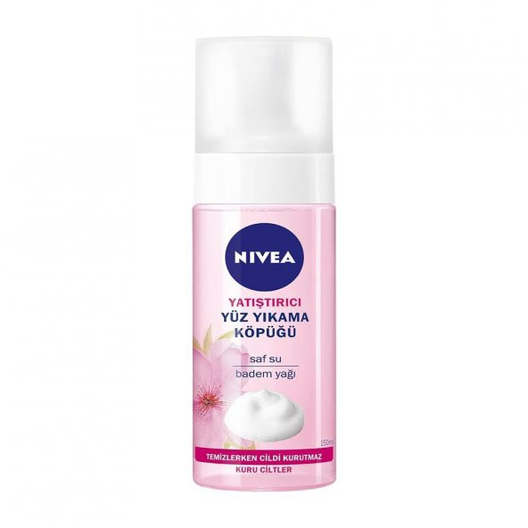 Nivea Badem Yağı Özlü Kuru Ciltler için Yüz Yıkama Köpüğü 150ML - 2