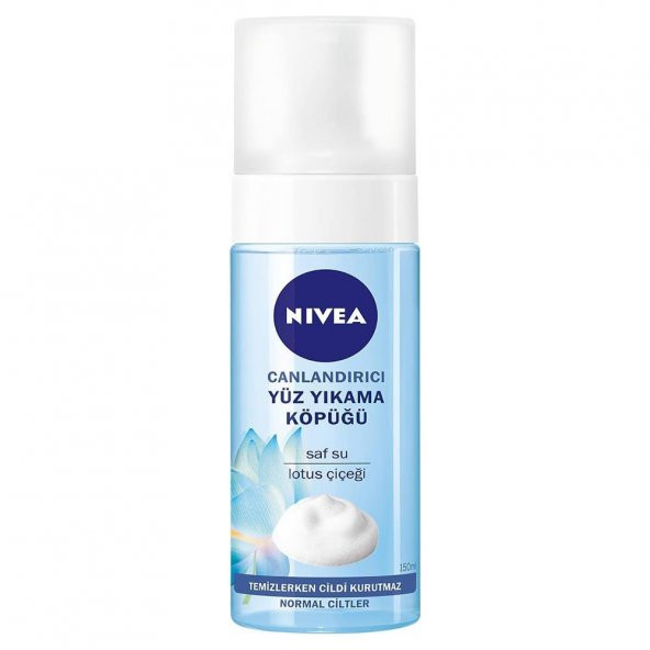 Nivea Lotus Çiçeği Normal Ciltler için Yüz Yıkama Köpüğü 150ML - 2