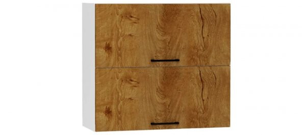 ALİN MUTFAK ÜST MODÜL  ÇOK AMAÇLI DOLAP 80 CM 2 KATLI - MEŞE - 1