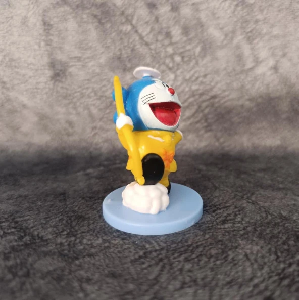 Anime Figür Doraemon 6 cm Karakter Mini Figür Oyuncak Biblo 15374 - 4
