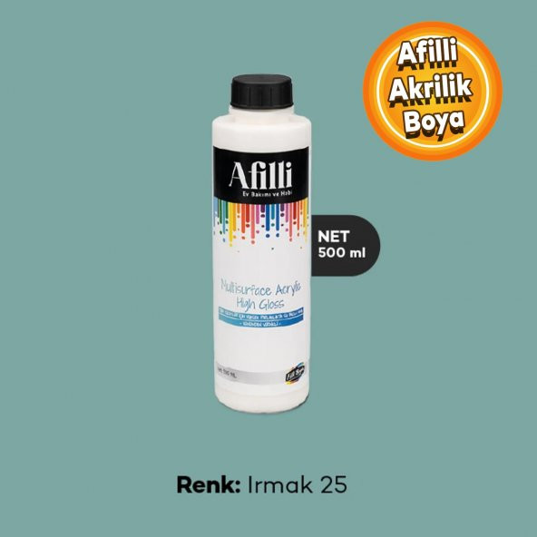 Afilli Irmak 25 Su Bazlı Ev Bakım Ve Hobi Boyası 1 LT