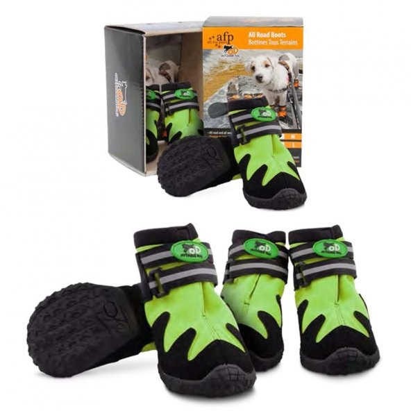 AFP Outdoor Köpek Ayakkabı Yeşil Xxl 6.5 Cm