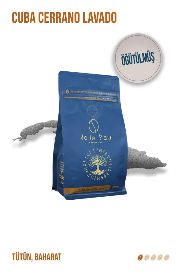 Cuba Cerrano Lavado Öğütülmüş Paket  Filtre Kahve 250 GR