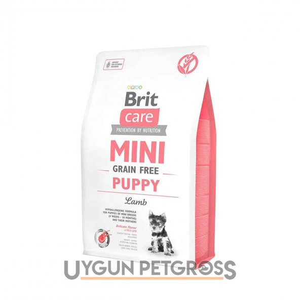 Brit Care Mini Irk Puppy Kuzu Etli Tahılsız Yavru Köpek Maması 2 Kg