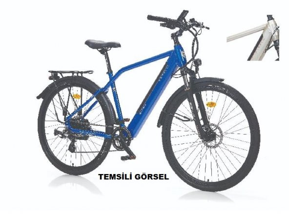 28J CORELLİ E LİTE-S ELEKTRİKLİ ŞEHİR BİSİKLETİ - AÇIK GRİ- 48 KADRO