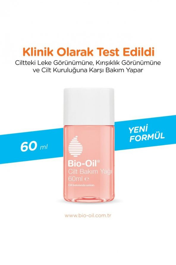 Bio-Oil Çatlak Karşıtı & Nemlendirici Cilt Bakım Yağı 60 ml