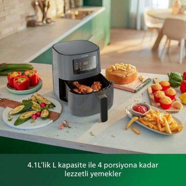 Philips HD9255/60 Airfryer 5000 Serisi 4.1 lt Yağsız Fritöz - 3