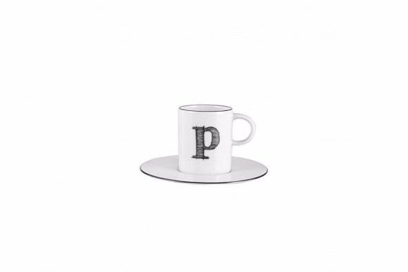 Porland Harf (P) Tabaklı Kahve Fincanı 85 Cc04A+P021907