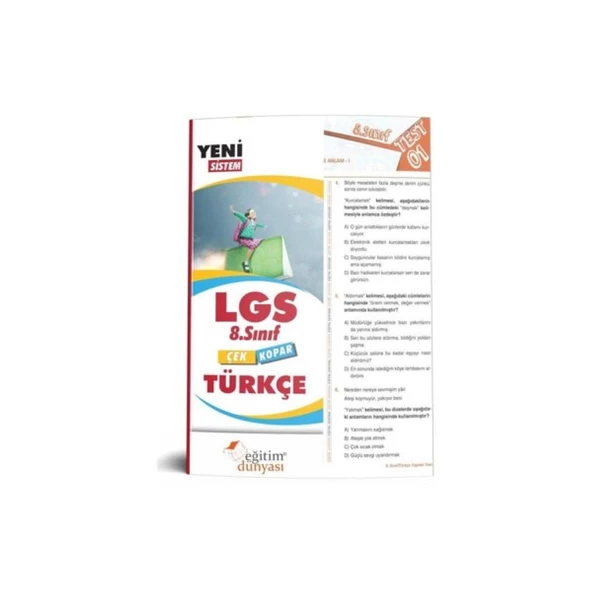 8. Sınıf LGS Türkçe Çek Kopar Yaprak Test