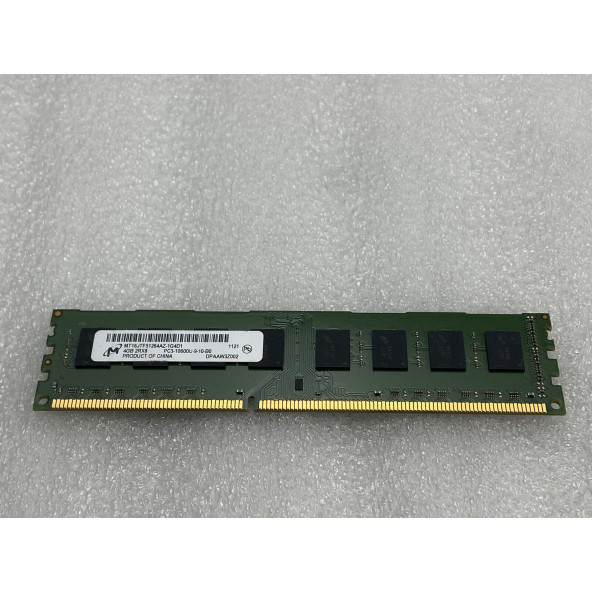 Micron 4GB 2RX8 PC3-10600U-9-10-B0 MT16JTF51264AZ-1G4D1 MASAÜSTÜ RAM