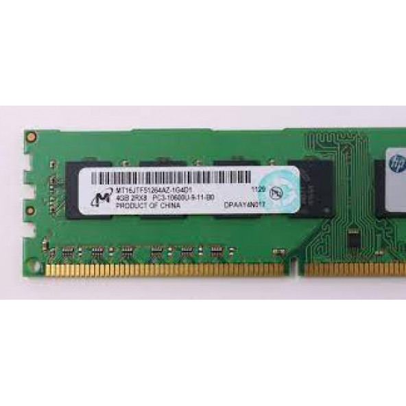 Micron 4GB 2RX8 PC3-10600U-9-10-B0 MT16JTF51264AZ-1G4D1 MASAÜSTÜ RAM - 2