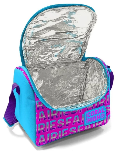 Coral High Mavi Pembe Peri Kızı Kız Çocuk Beslenme Çantası - Thermo Yalıtımlı - Resim 2
