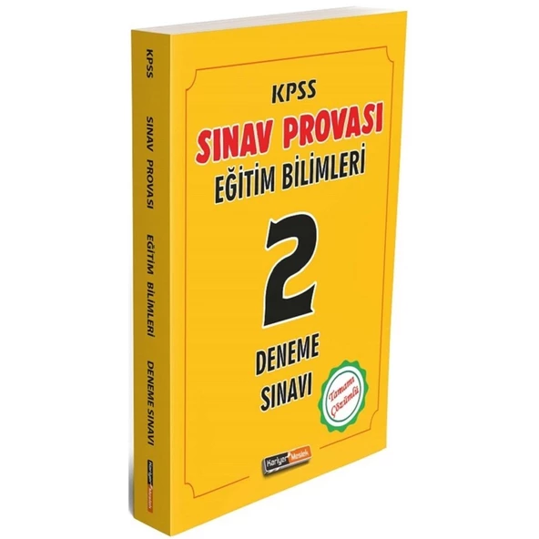 KPSS Eğitim Bilimleri Sınav Provası 2 Deneme Çözümlü