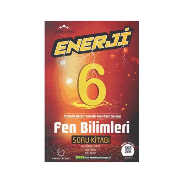 6. Sınıf Fen Bilimleri Enerji Soru Kitabı Palme Yayınları