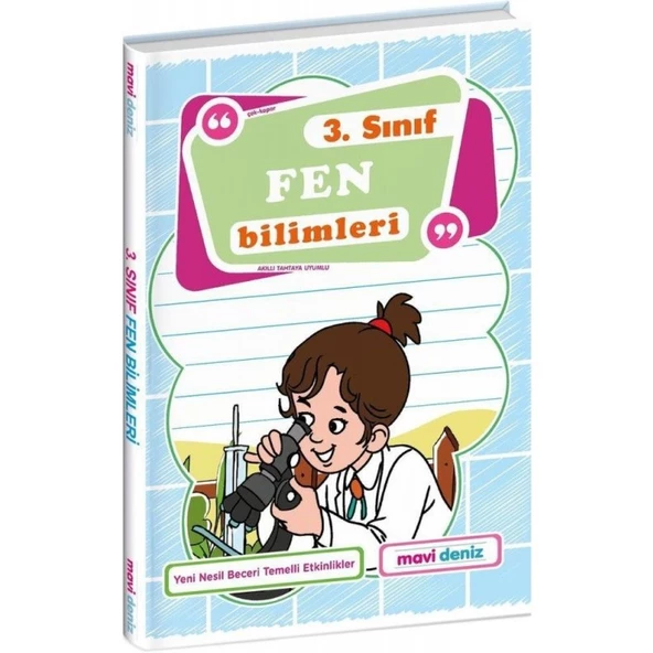 3. Sınıf Fen Bilimleri Etkinliklerle Çalışma Yaprakları Mavi - 1