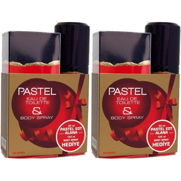 Pastel For Women Edt 50 ml + 125 ml Deodorant Kadın Parfüm Seti 2 ADET