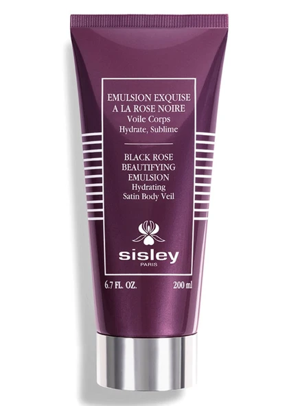 Sisley Emulsion Exquise A La Rose Noire & Black Rose Beautifying Emulsion 200ML Vücut Nemlendirici ürün görseli 1