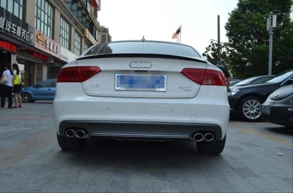 Audi A5 Uyumlu Spoiler Piano Black 2009-2016 - 5