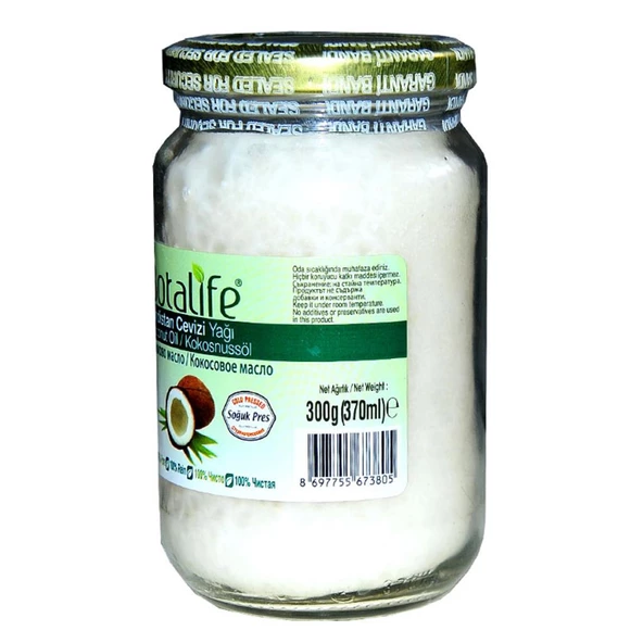 Botalife Hindistan Cevizi Yağı 300Gr %100 Saf Doğal Organik - 3