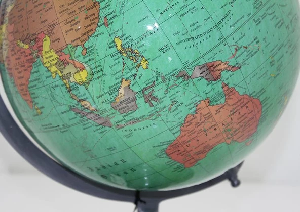 Dünya Yerküre Harita Dekoratif Hediyelik - Resim 2