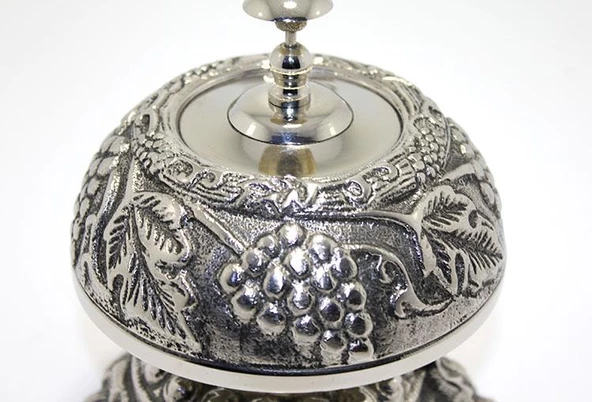 Pirinç Resepsiyon Çanı Dekoratif Hediyelik - Resim 2