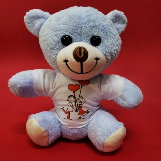 Mutlu Sevgililer Temalı Tişörtlü Ayıcık ürün görseli 1