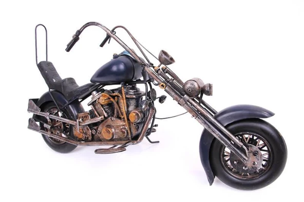 Metal Motosiklet Biblo Dekoratif Hediyelik - 4