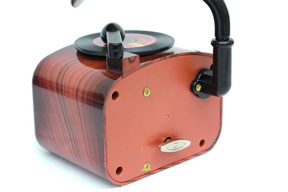Gramofone Müzikli Dekoratif Hediyelik - Resim 5