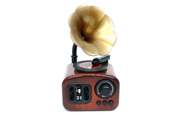 Gramofone Müzikli Dekoratif Hediyelik ürün görseli 1