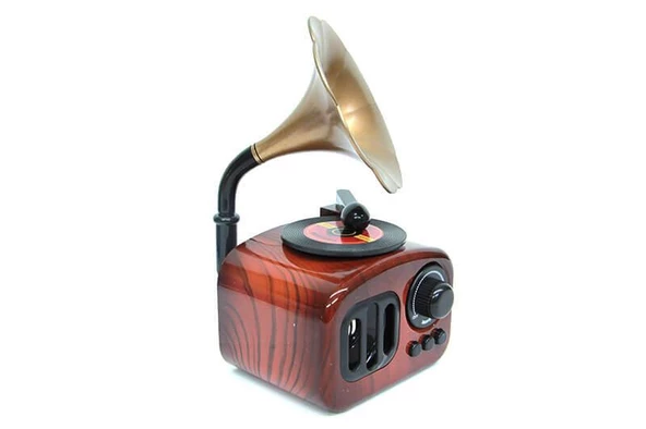 Gramofone Müzikli Dekoratif Hediyelik - Resim 3