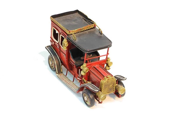 Dekoratif Metal Araba Vintage Dekoratif Ev Ofis Hediyelik - Resim 5